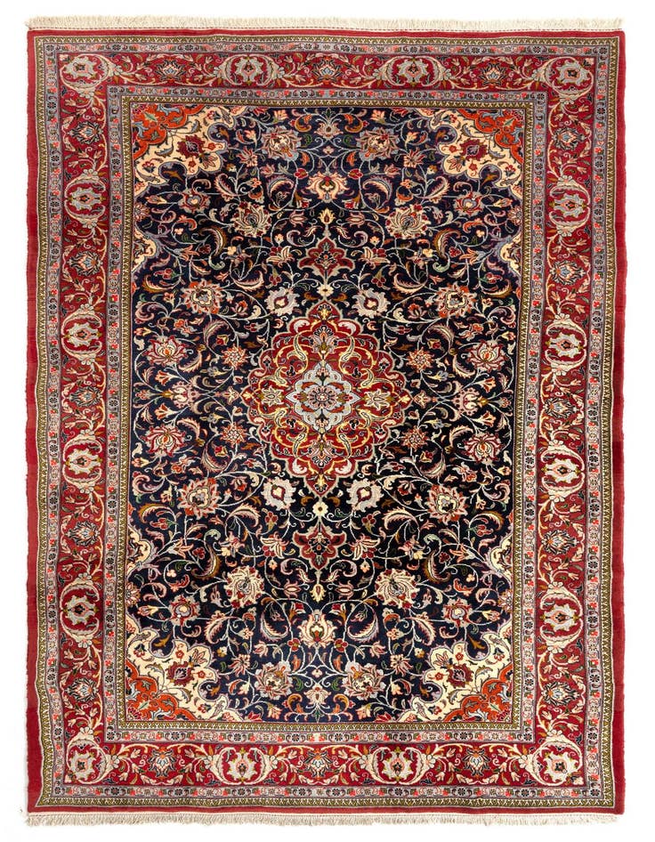 Detail image of 6' 10 x 11' 1 Sarouk Wool Rug