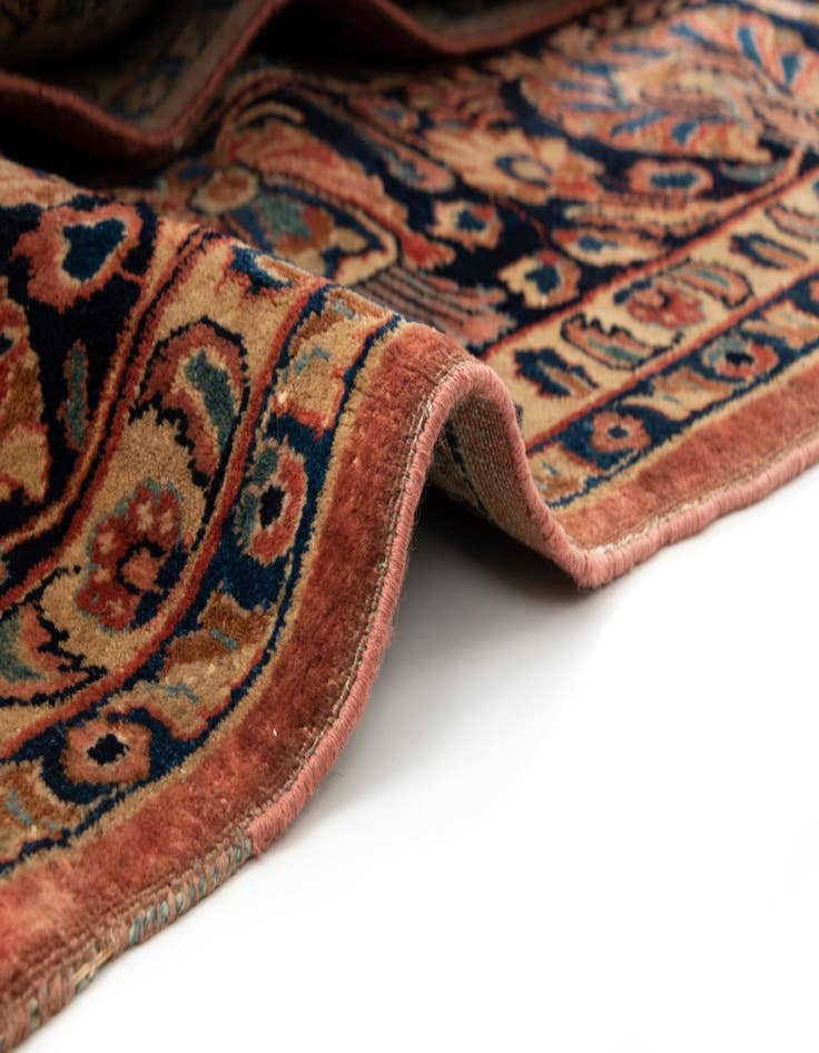 Detail image of 8' 10 x 11' 6  Hand Knotted Sarouk Persian Rug