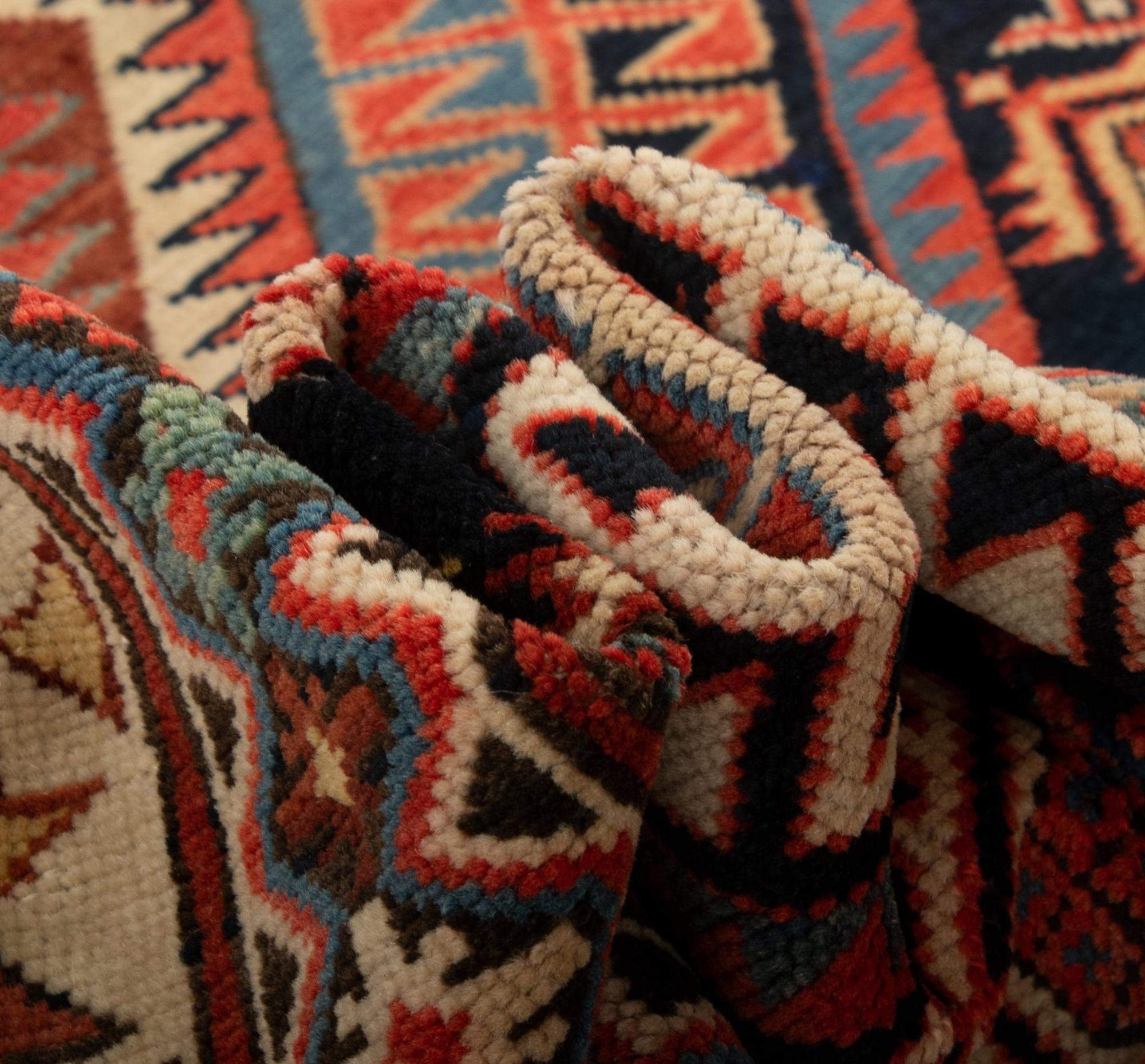 4' 1 x 5' 8 Schirwan Wool Rug