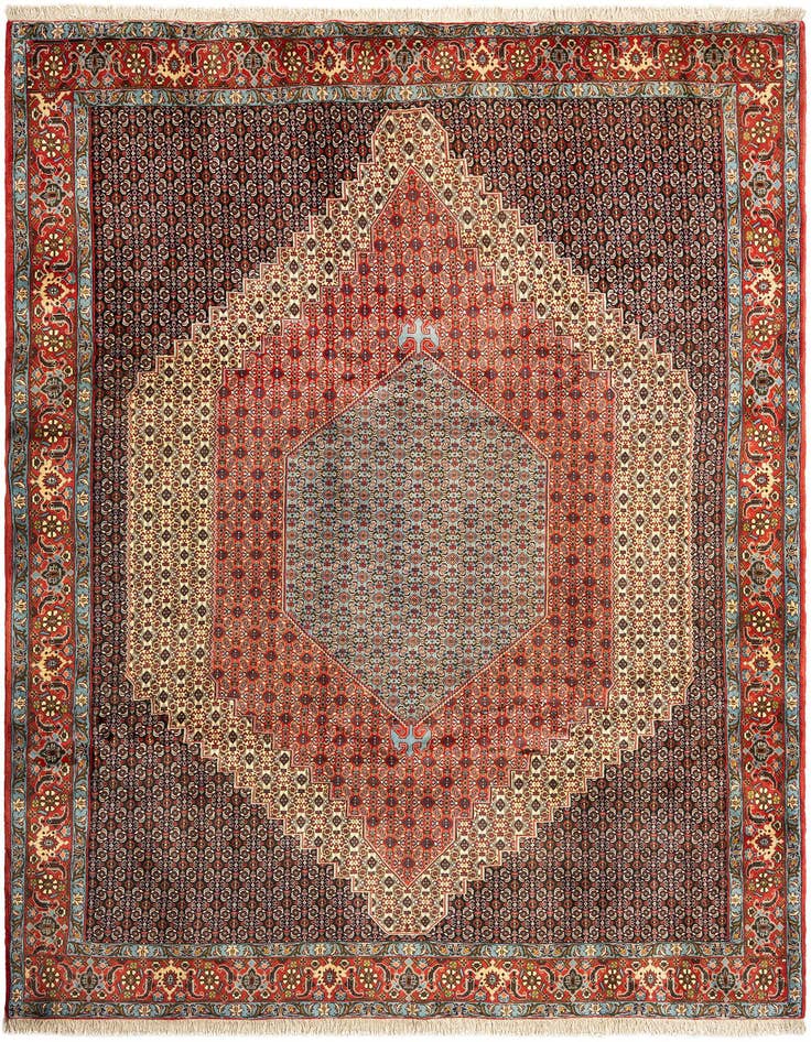 Detail image of 8' 3 x 11' Senneh Wool Rug