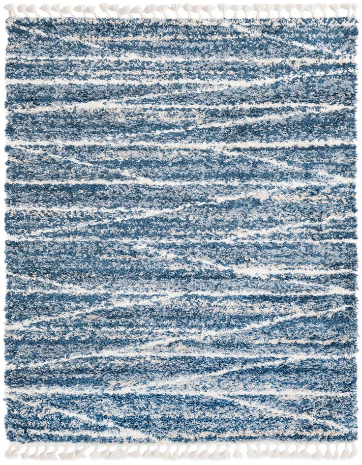 Detail image of 5' 3 x 8' Serenity Shag Rug