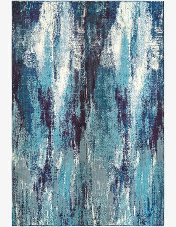 Blue Washable Sevilla Rug