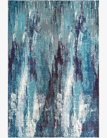 Blue Washable Sevilla Rug