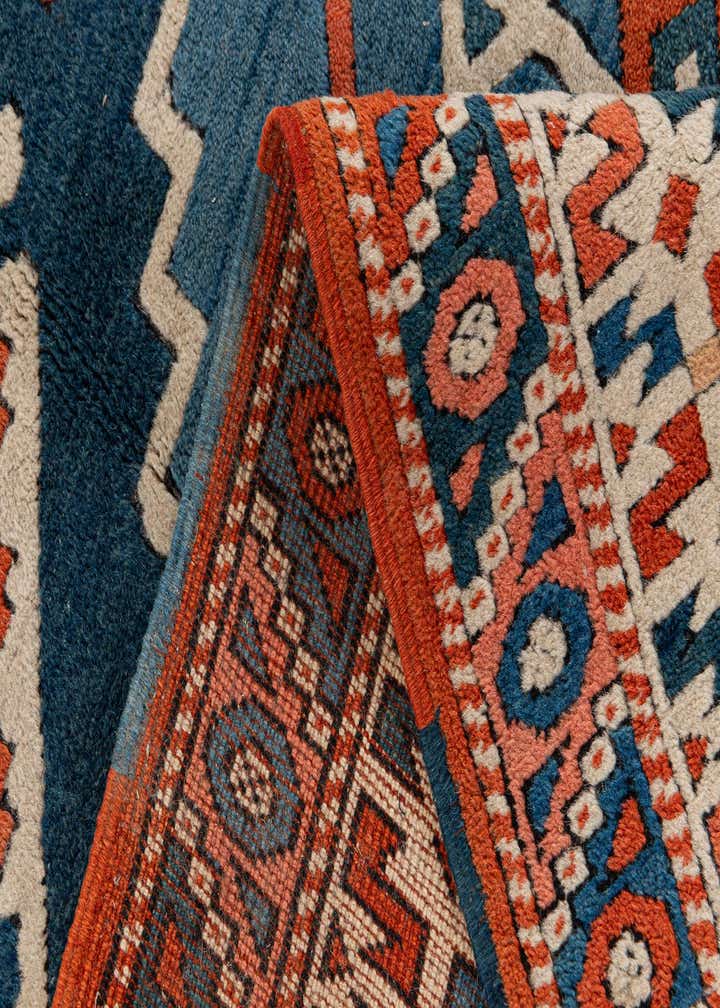 4' 6 x 5' 11 Hand Knotted Shiraz Oriental Wool Rug