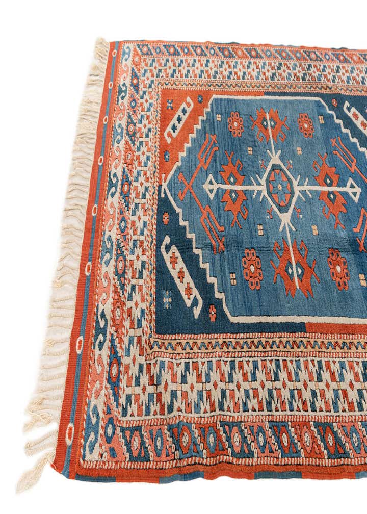 4' 6 x 5' 11 Hand Knotted Shiraz Oriental Wool Rug