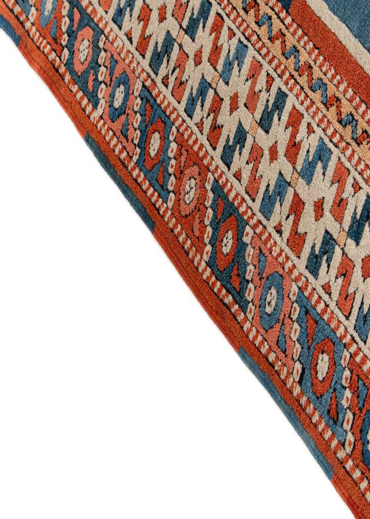 4' 6 x 5' 11 Hand Knotted Shiraz Oriental Wool Rug
