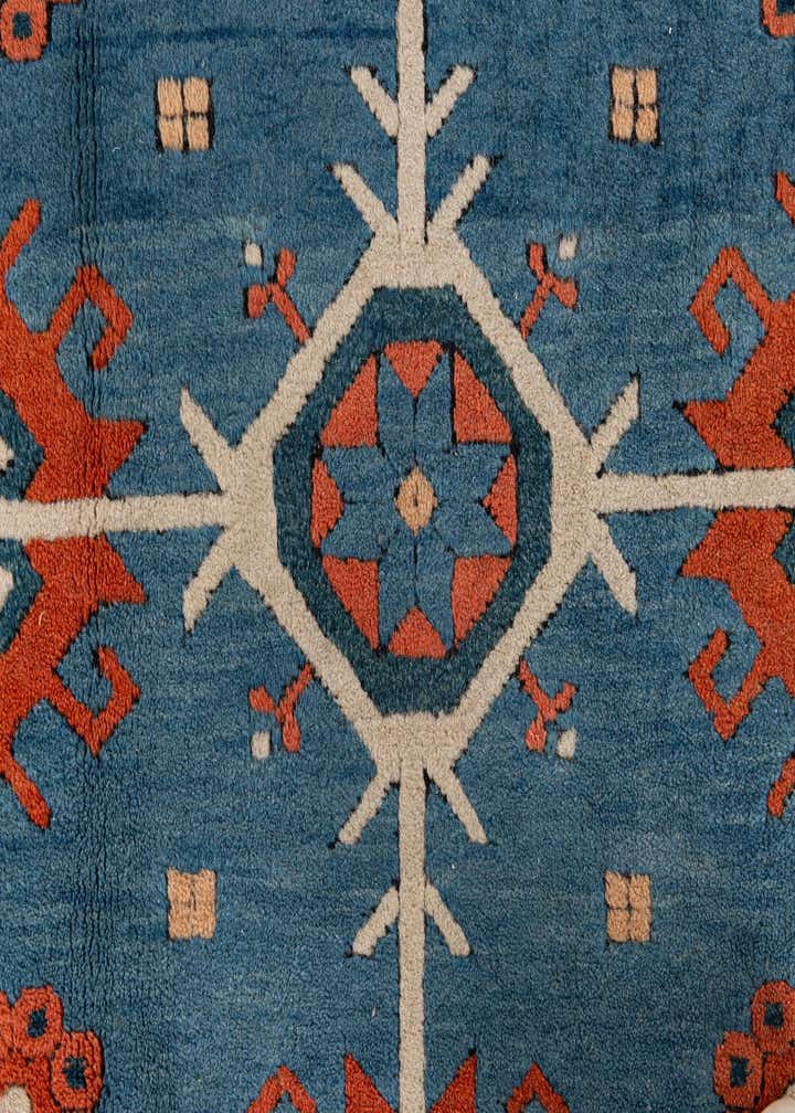 4' 6 x 5' 11 Hand Knotted Shiraz Oriental Wool Rug