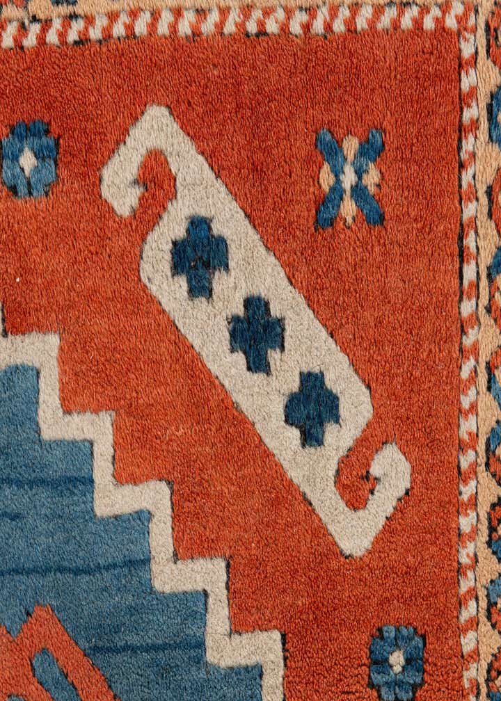 4' 6 x 5' 11 Hand Knotted Shiraz Oriental Wool Rug