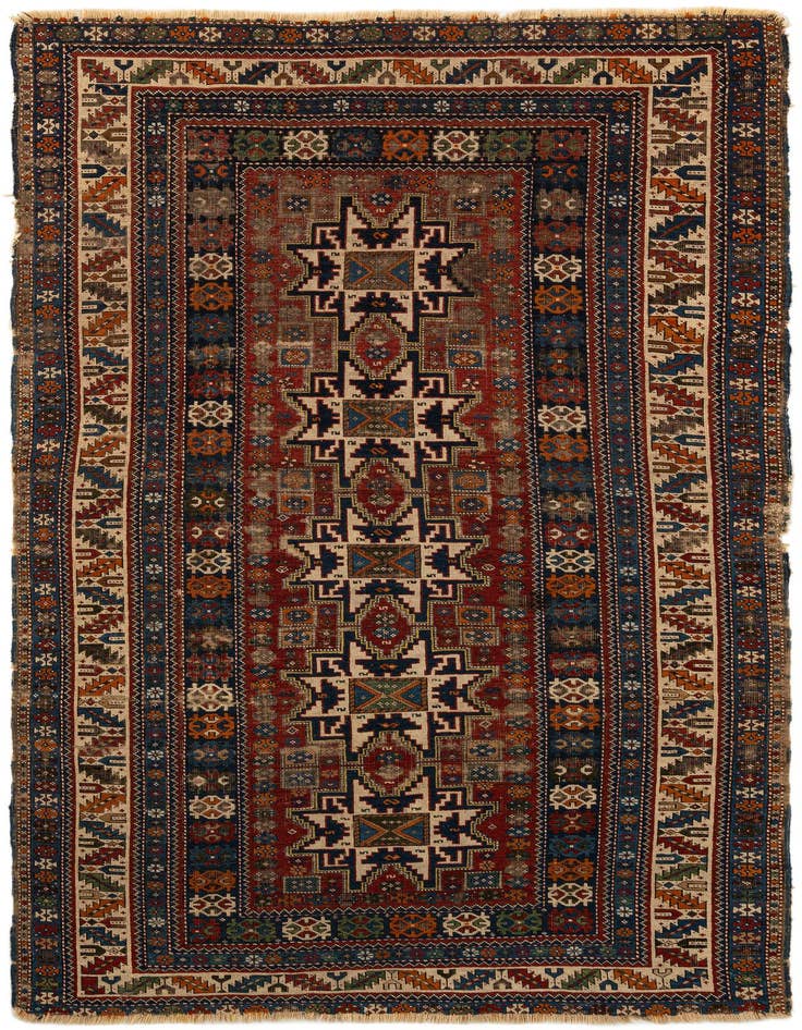 Detail image of 3' 9 x 6' 8 Shirvan Rug