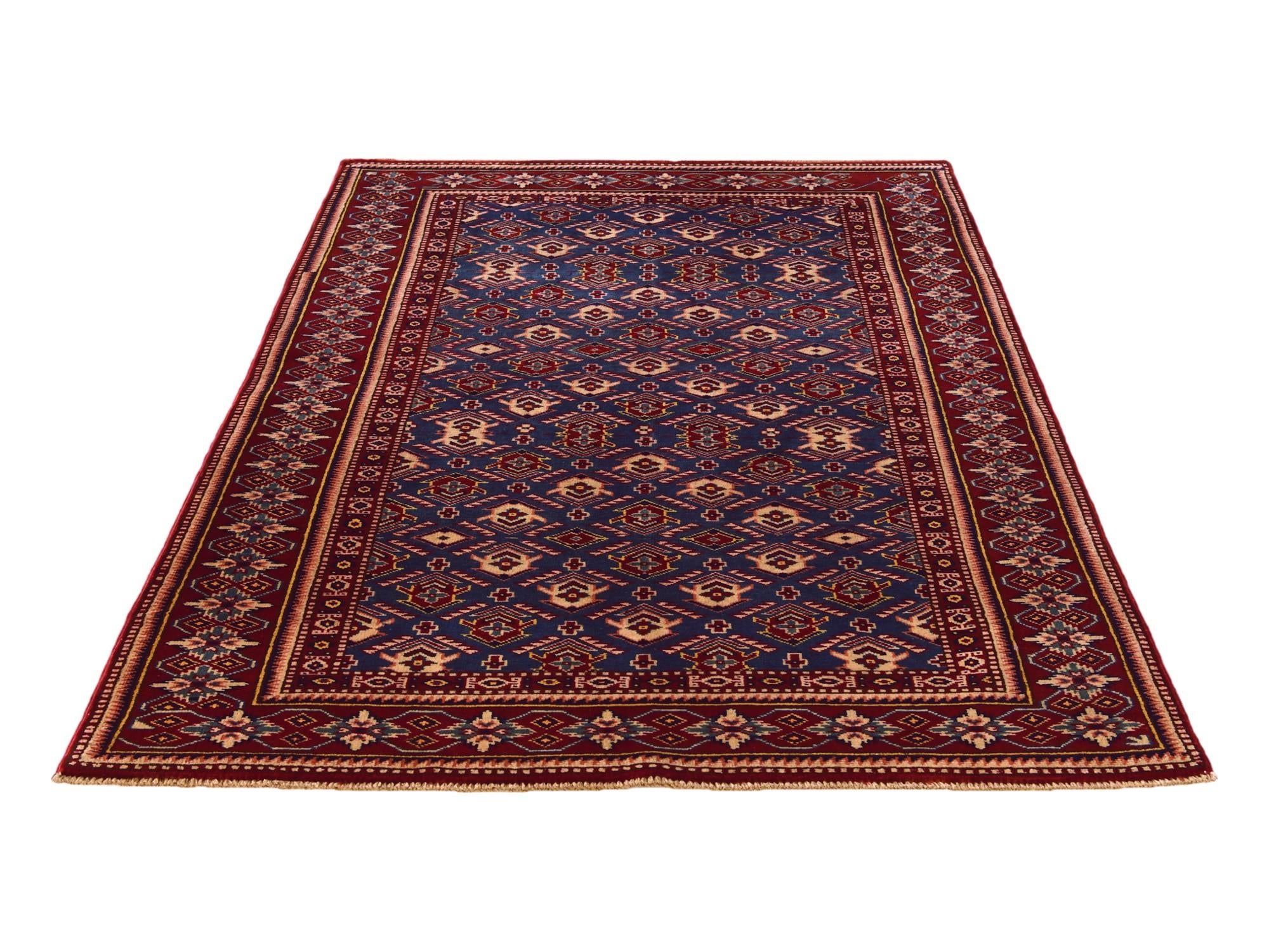3' 7 x 5' 5 Hand Knotted Shirvan Rug