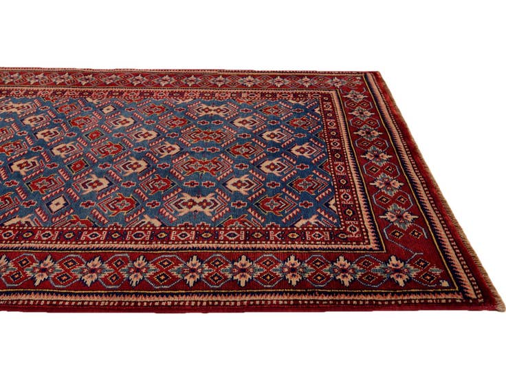 Detail image of 3' 7 x 5' 5 Hand Knotted Shirvan Rug