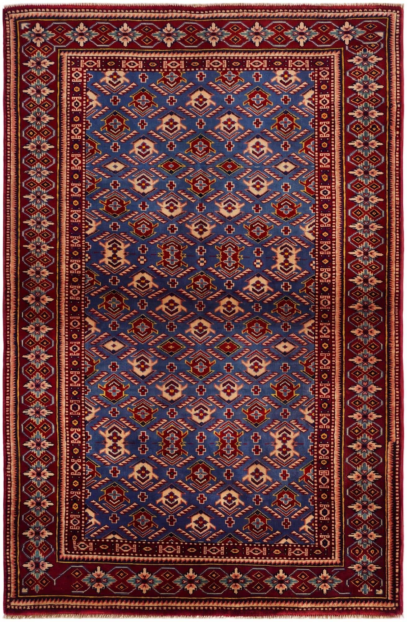 3' 7 x 5' 5 Hand Knotted Shirvan Rug