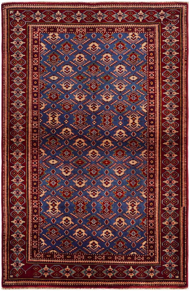 3' 7 x 5' 5 Hand Knotted Shirvan Rug