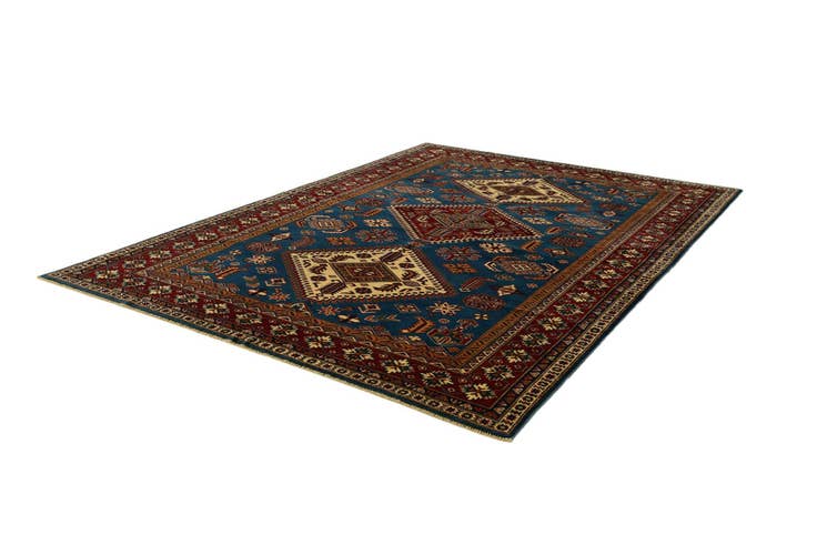 Detail image of 5' 7 x 7' 10 Hand Knotted Shirvan Rug