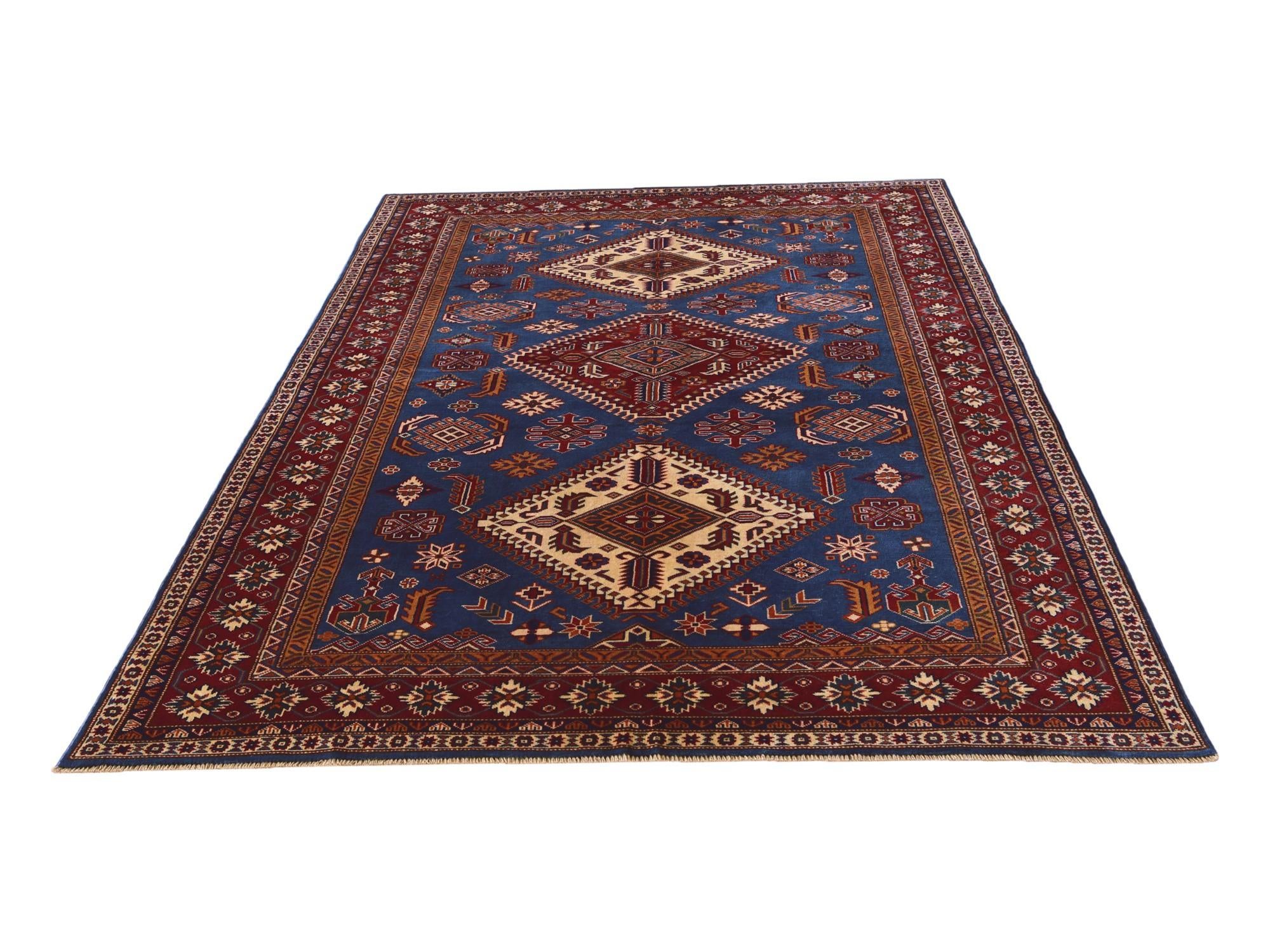 5' 7 x 7' 10 Hand Knotted Shirvan Rug