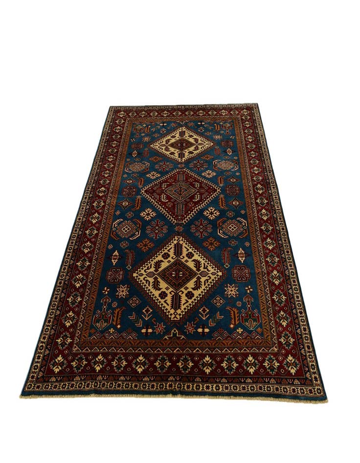 Detail image of 5' 7 x 7' 10 Hand Knotted Shirvan Rug