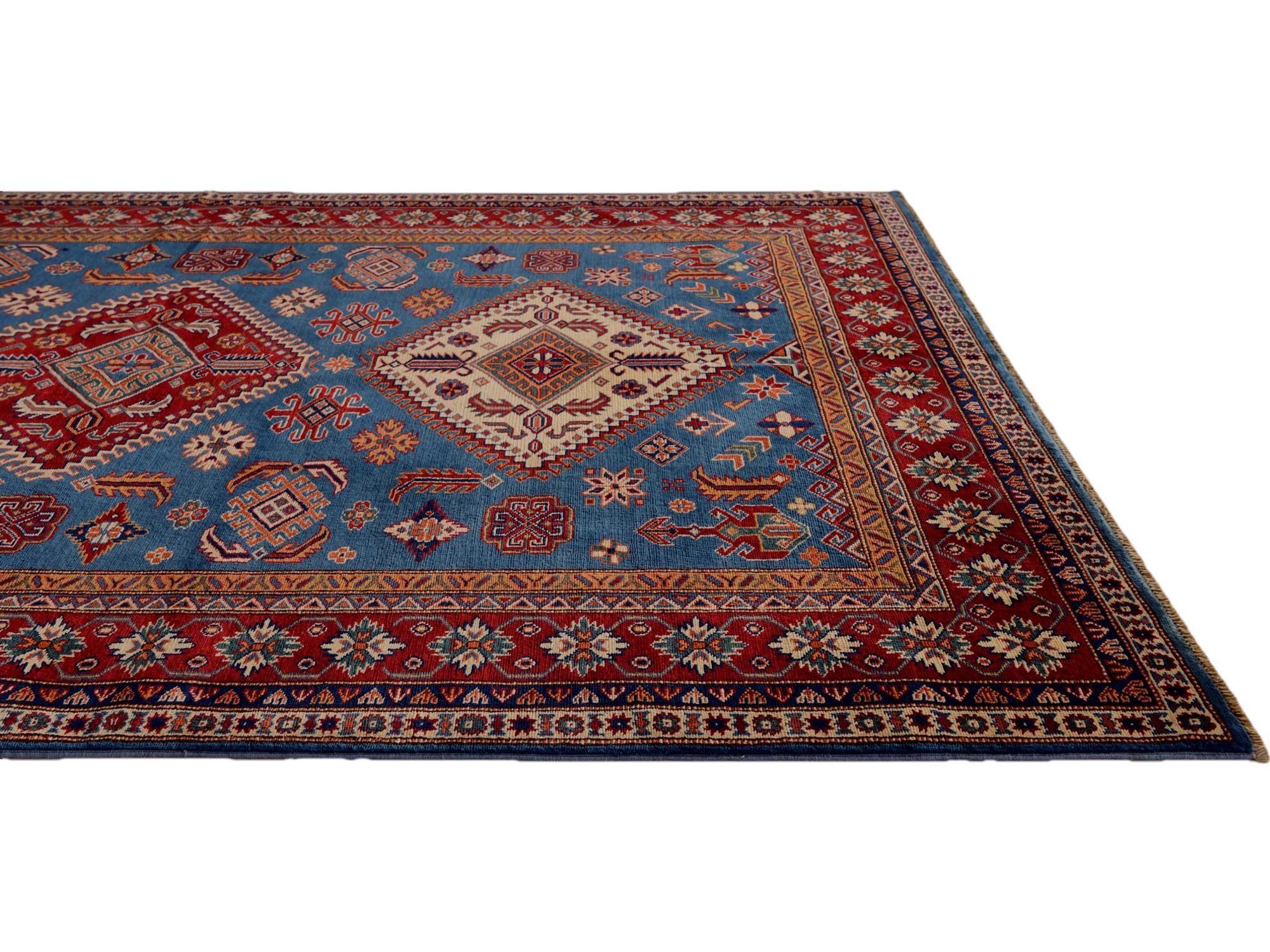 5' 7 x 7' 10 Hand Knotted Shirvan Rug
