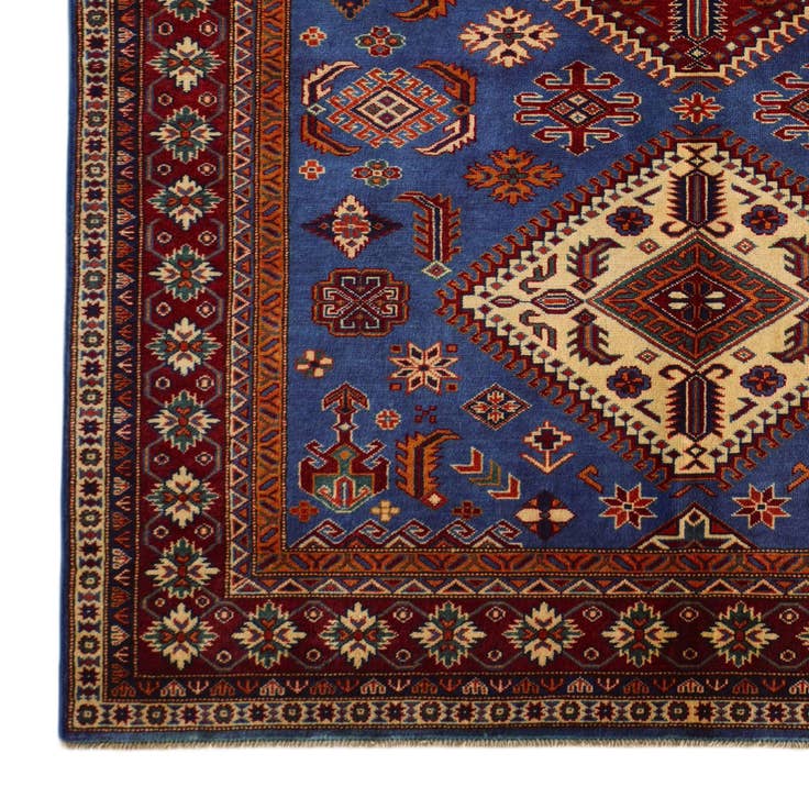 Detail image of 5' 7 x 7' 10 Hand Knotted Shirvan Rug