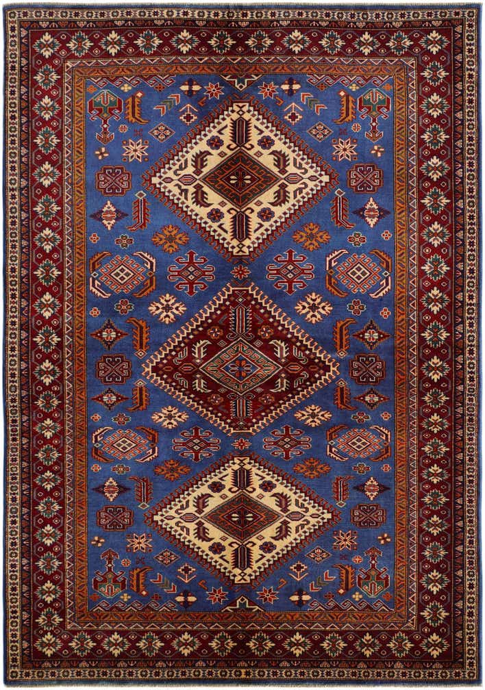 5' 7 x 7' 10 Hand Knotted Shirvan Rug