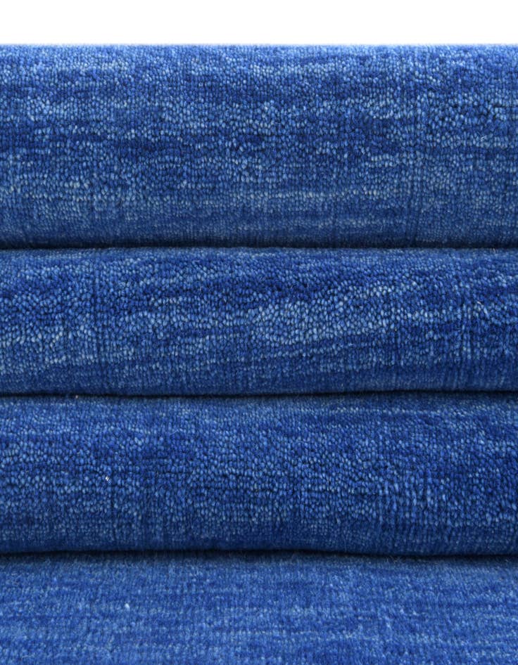 Detail image of 8' 2 x 11' 6  Hand Knotted Solid Gabbeh Wool Rug