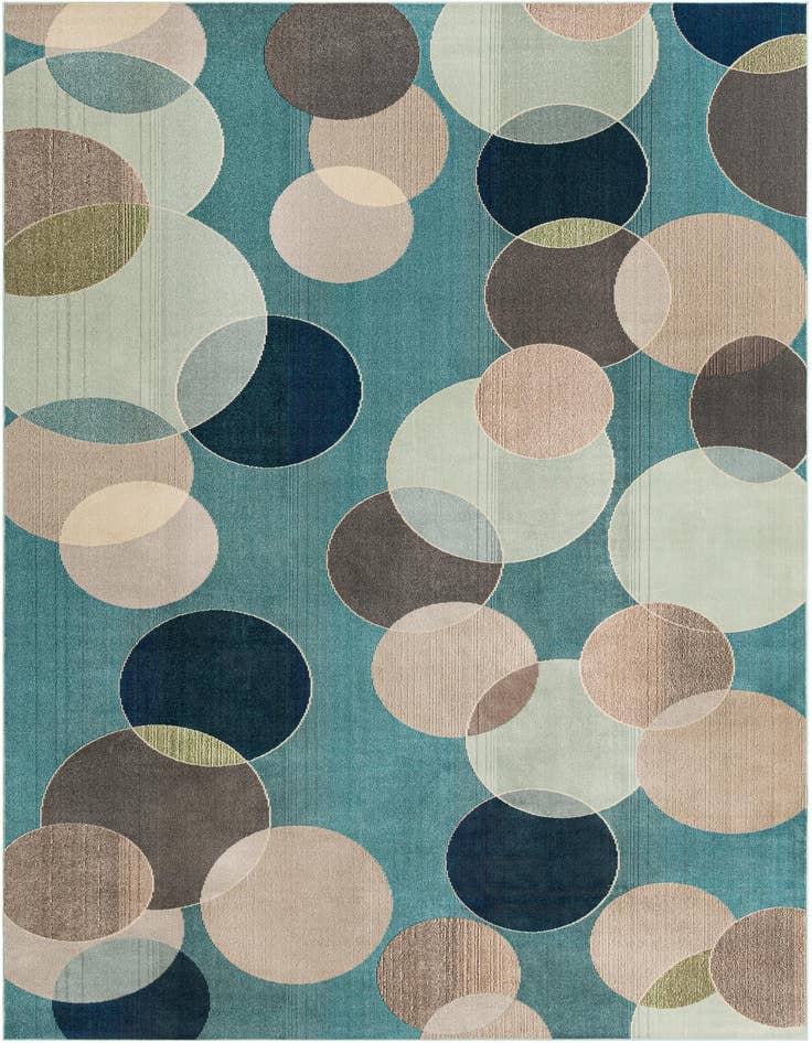 Detail image of 10' 6 x 16' 5 Washable Spectrum Rug