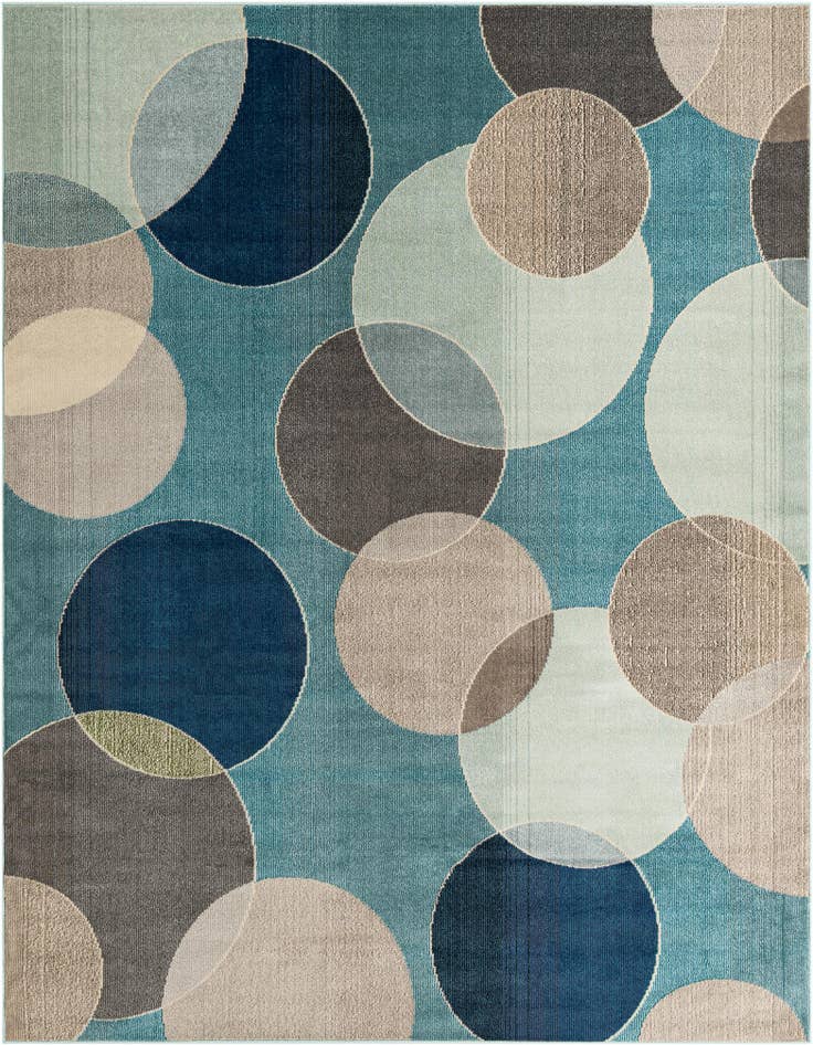 Detail image of 8' x 10' Washable Spectrum Rug
