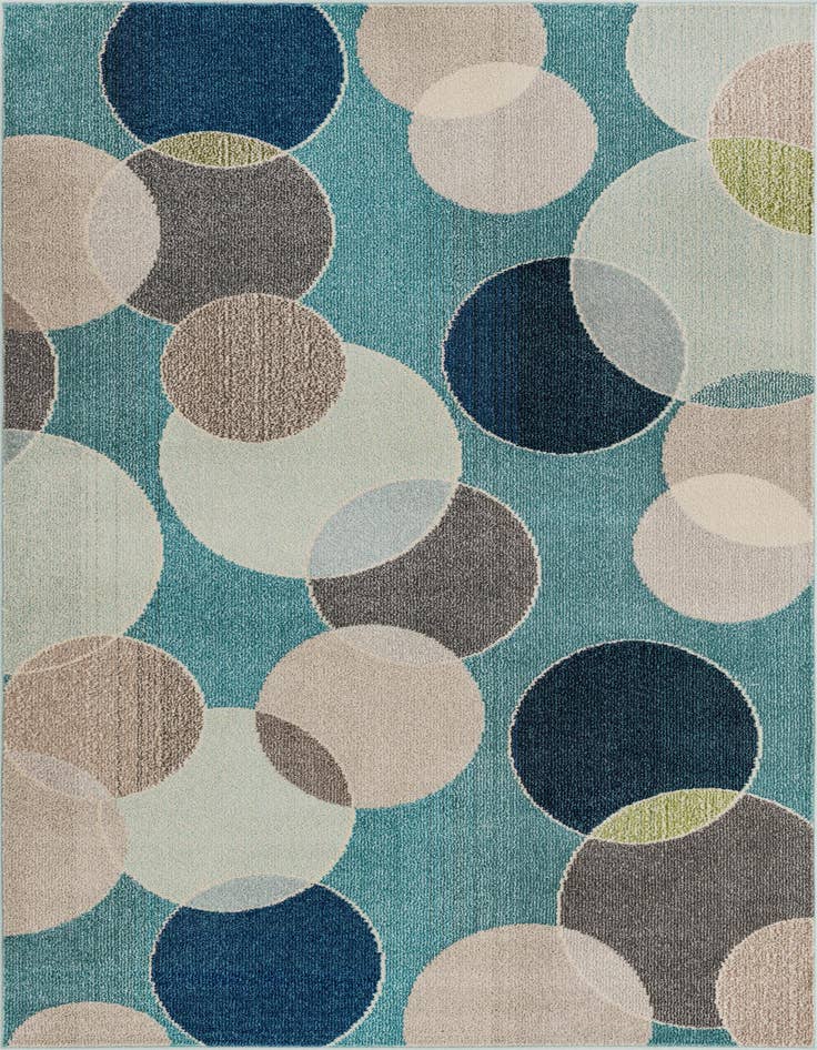Detail image of 5' x 8' Washable Spectrum Rug