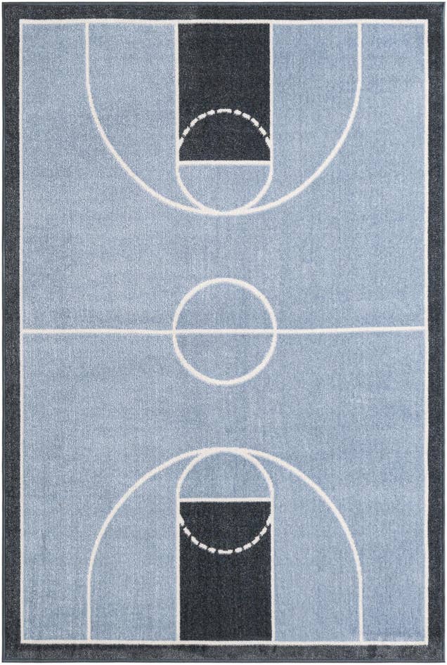 Detail image of 4' x 6' Sports Washable Rug