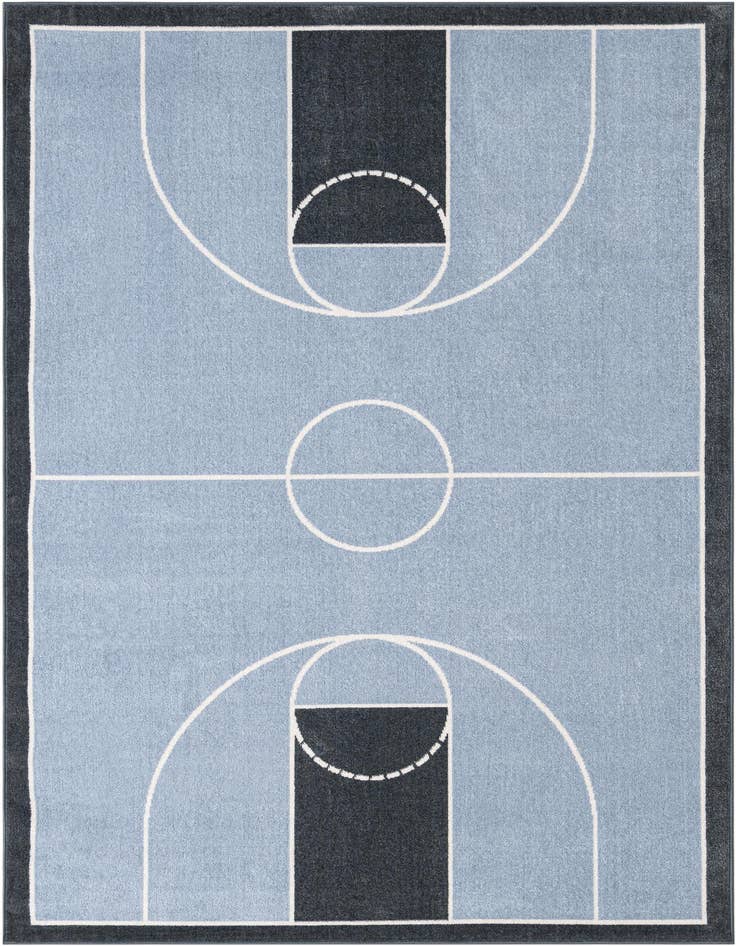 Detail image of 5' 3 x 8' Sports Washable Rug
