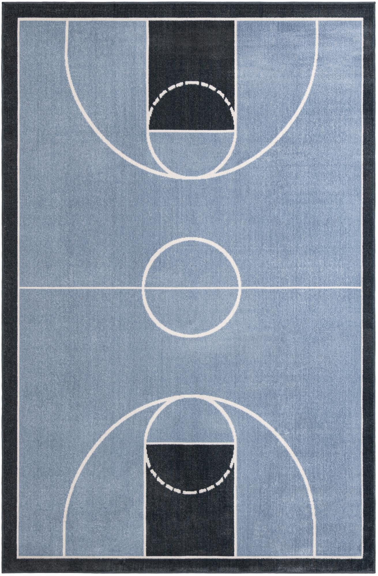 6' x 9' Sports Washable Rug