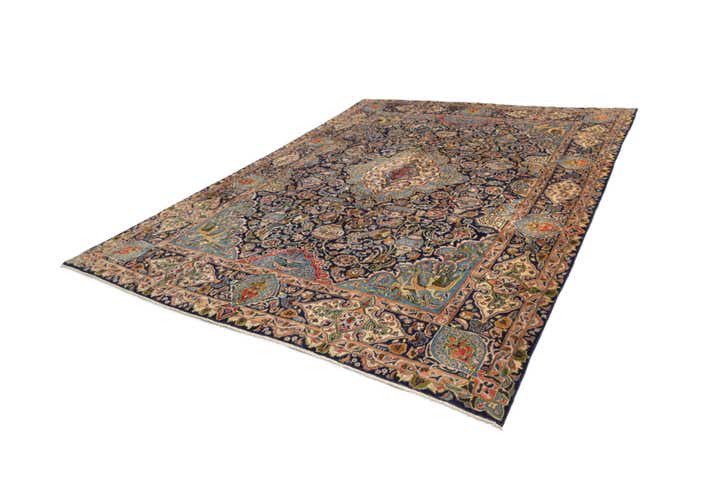 9' 6 x 12' 8 Tabriz Wool Rug