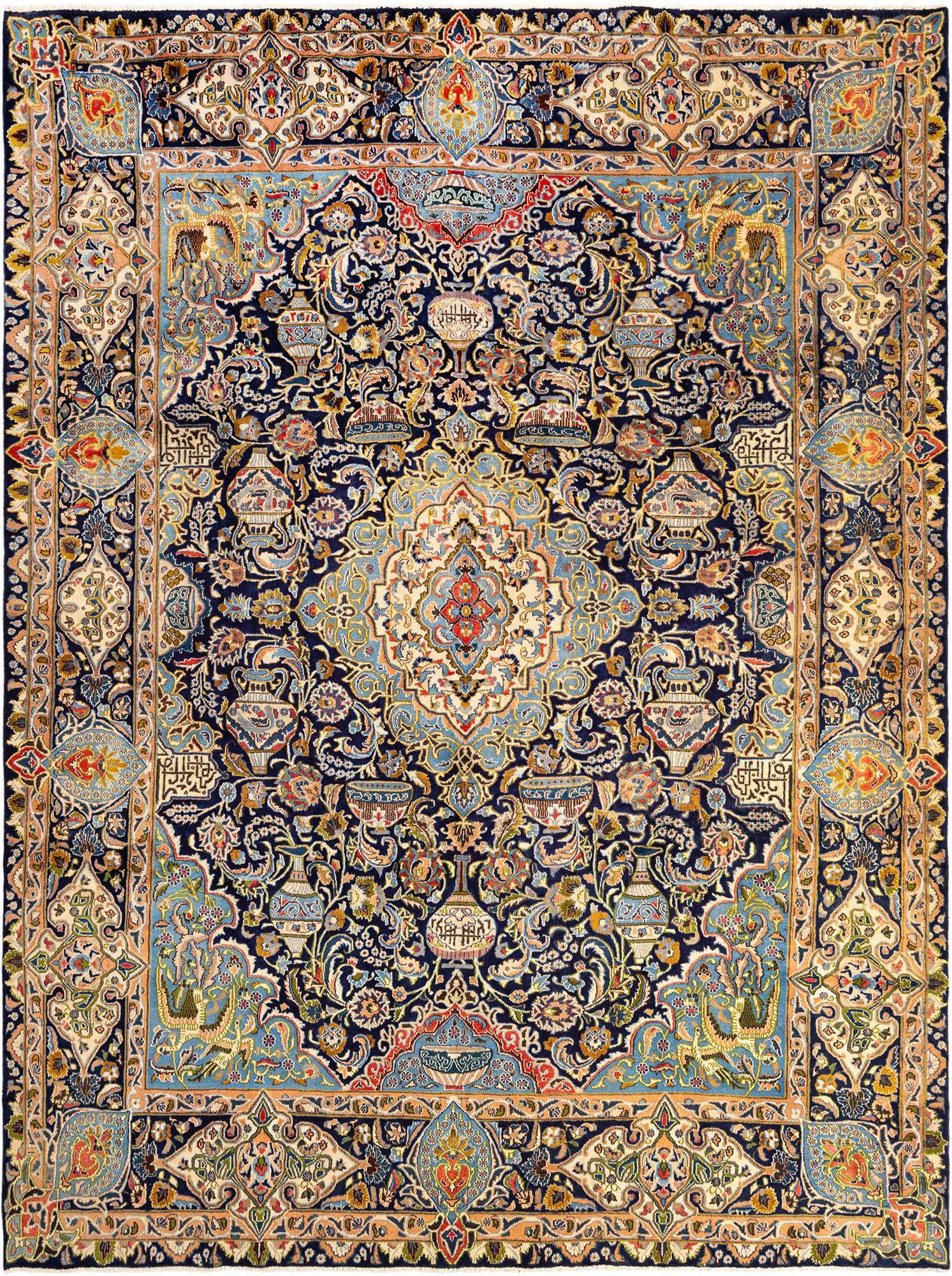 9' 6 x 12' 8 Tabriz Wool Rug