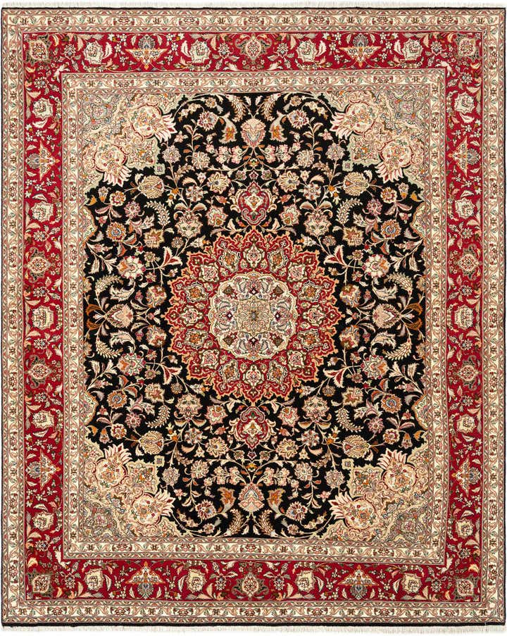 6' 7 x 8' 3 Tabriz Rug
