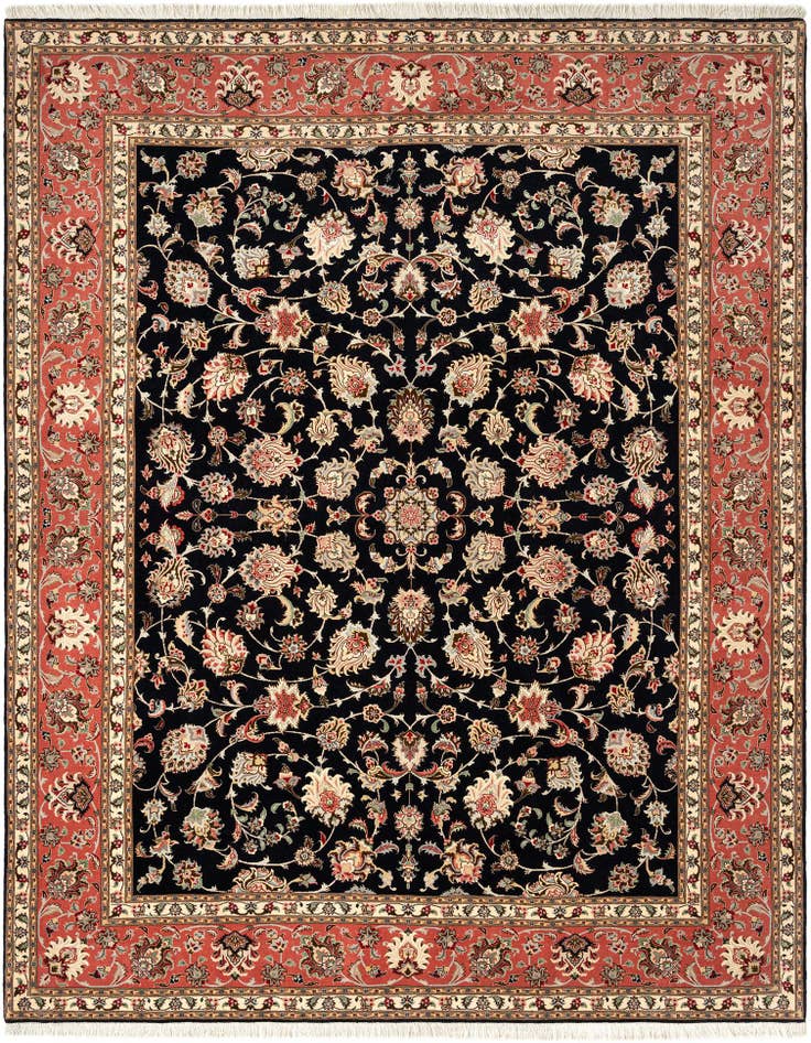 Detail image of 6' 8 x 8' 9 Tabriz Rug