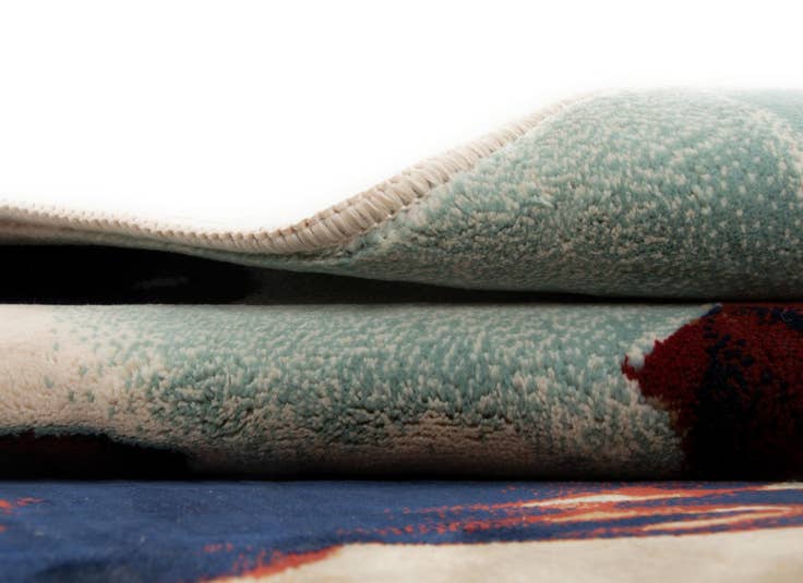 Detailansicht von 75cm x 100cm Handgeknüpft Tabriz Persisch Teppich