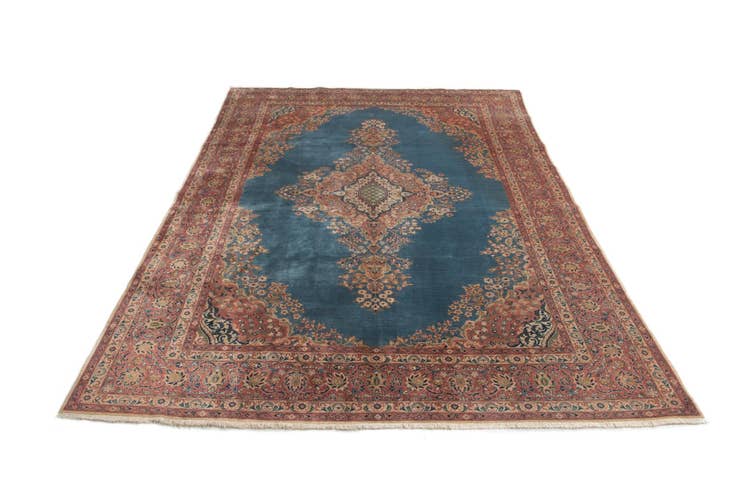 Detail image of 6' 11 x 10' 6 Hand Knotted Tabriz Rug