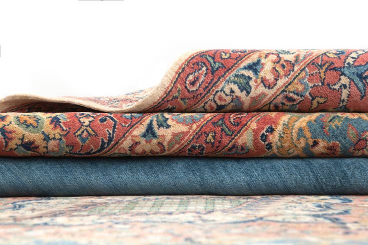 Detail image of 6' 11 x 10' 6 Hand Knotted Tabriz Rug