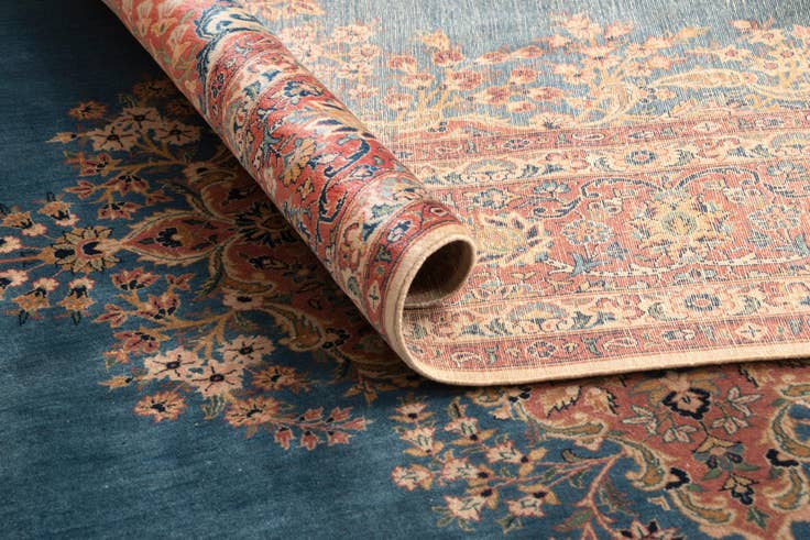 Detail image of 6' 11 x 10' 6 Hand Knotted Tabriz Rug