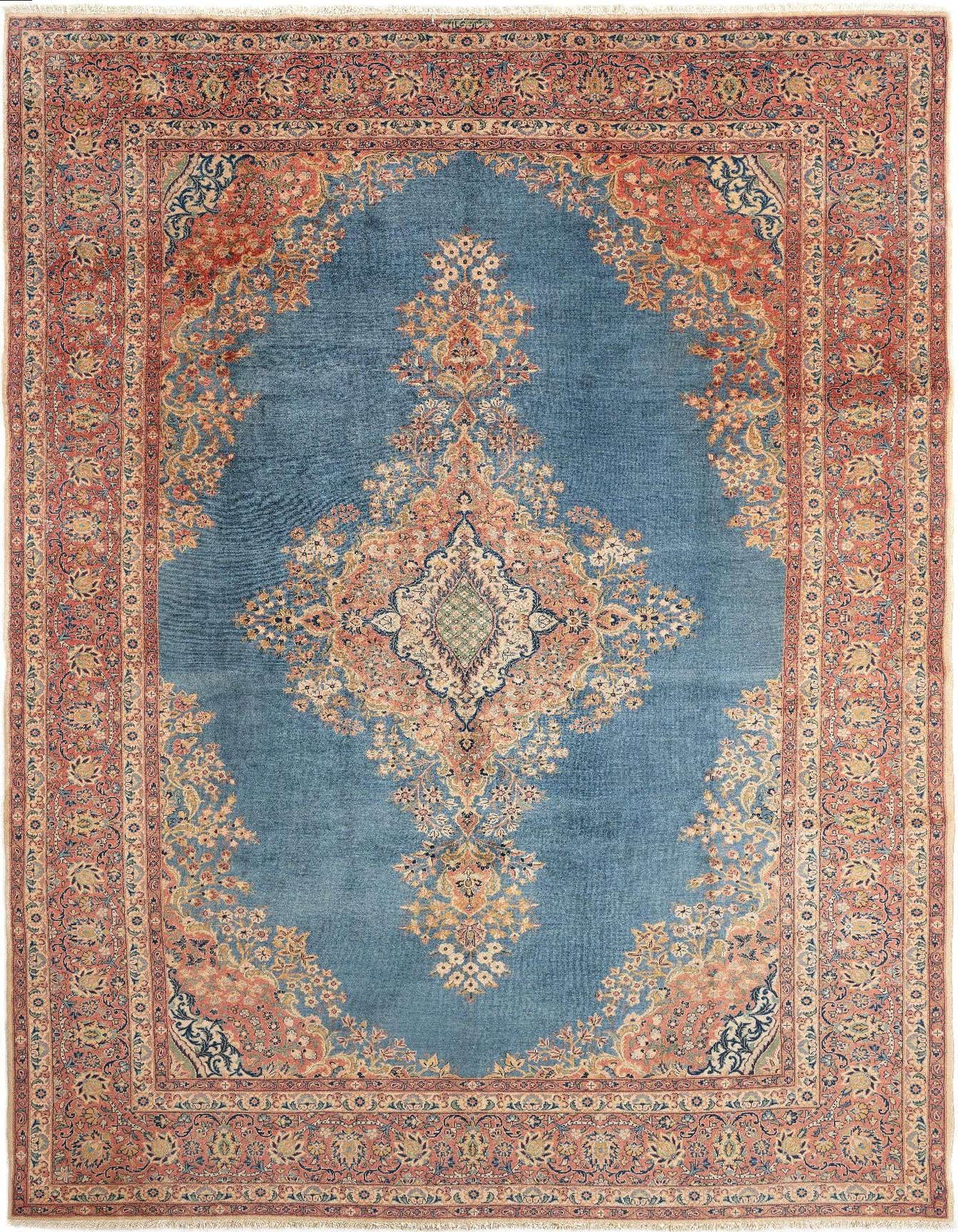6' 11 x 10' 6 Hand Knotted Tabriz Rug