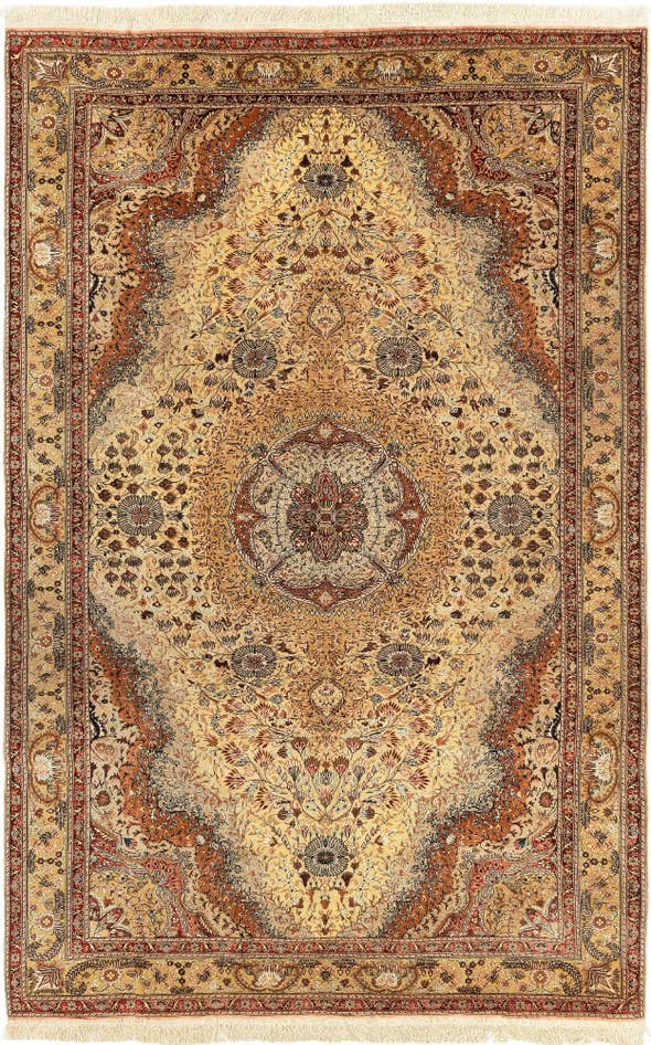 Detail image of 6' 3 x 9' 11 Tabriz Rug