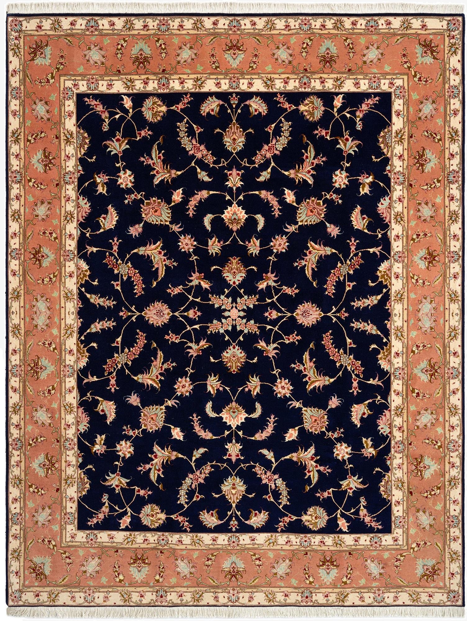 6' 7 x 8' 5 Tabriz Rug