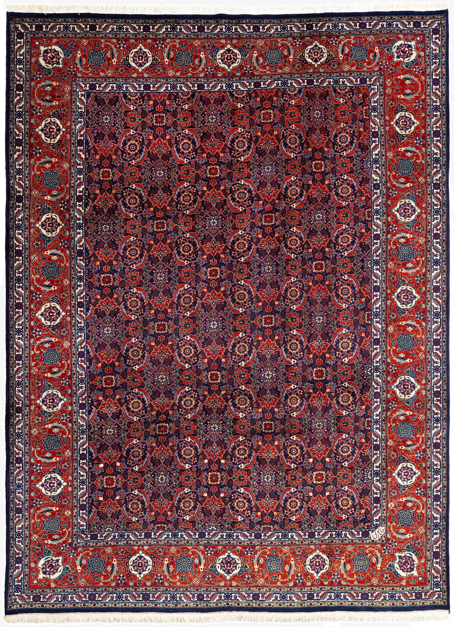 8' 2 x 11' 1 Tabriz Wool Rug