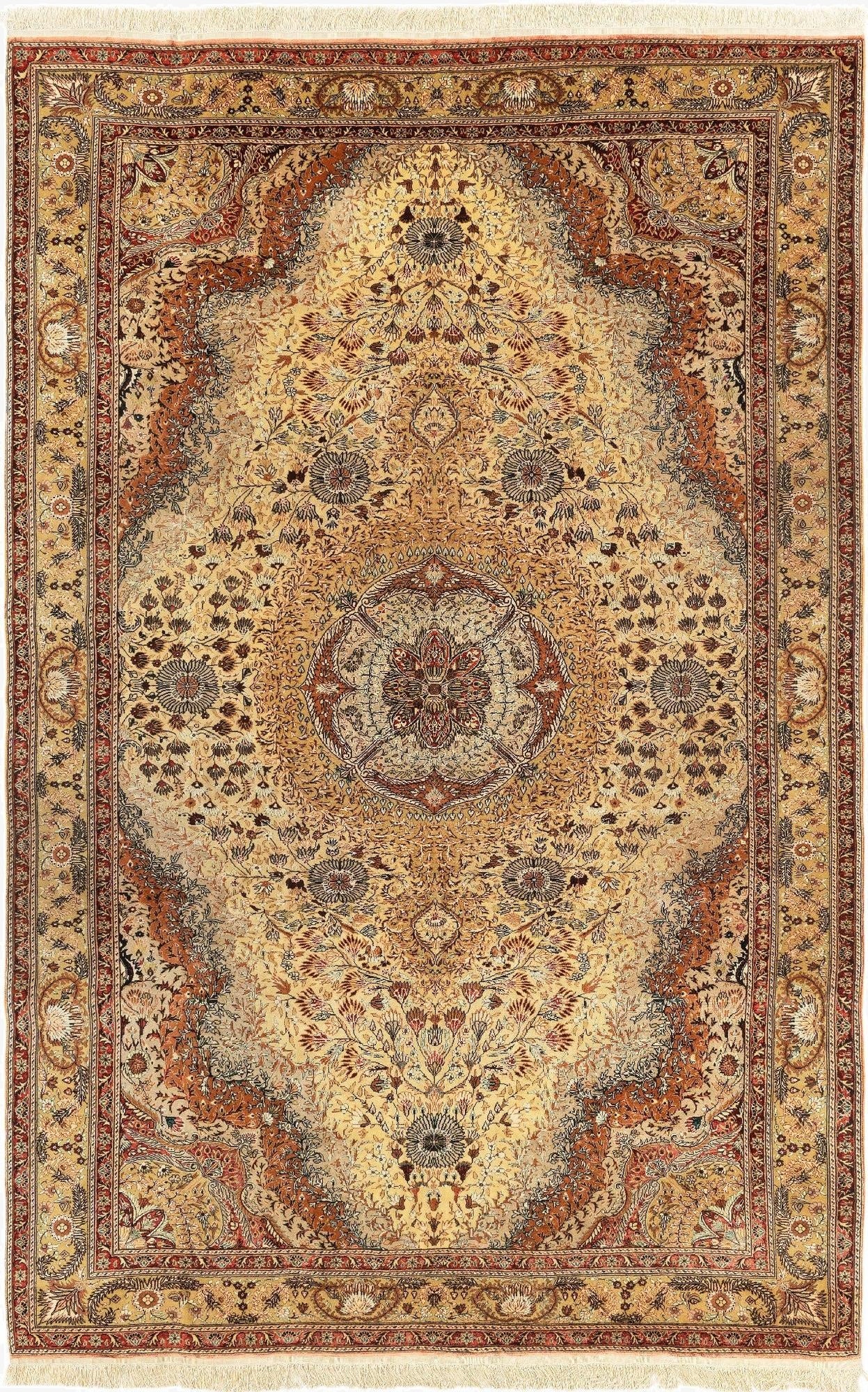 6' 3 x 9' 11 Tabriz Rug