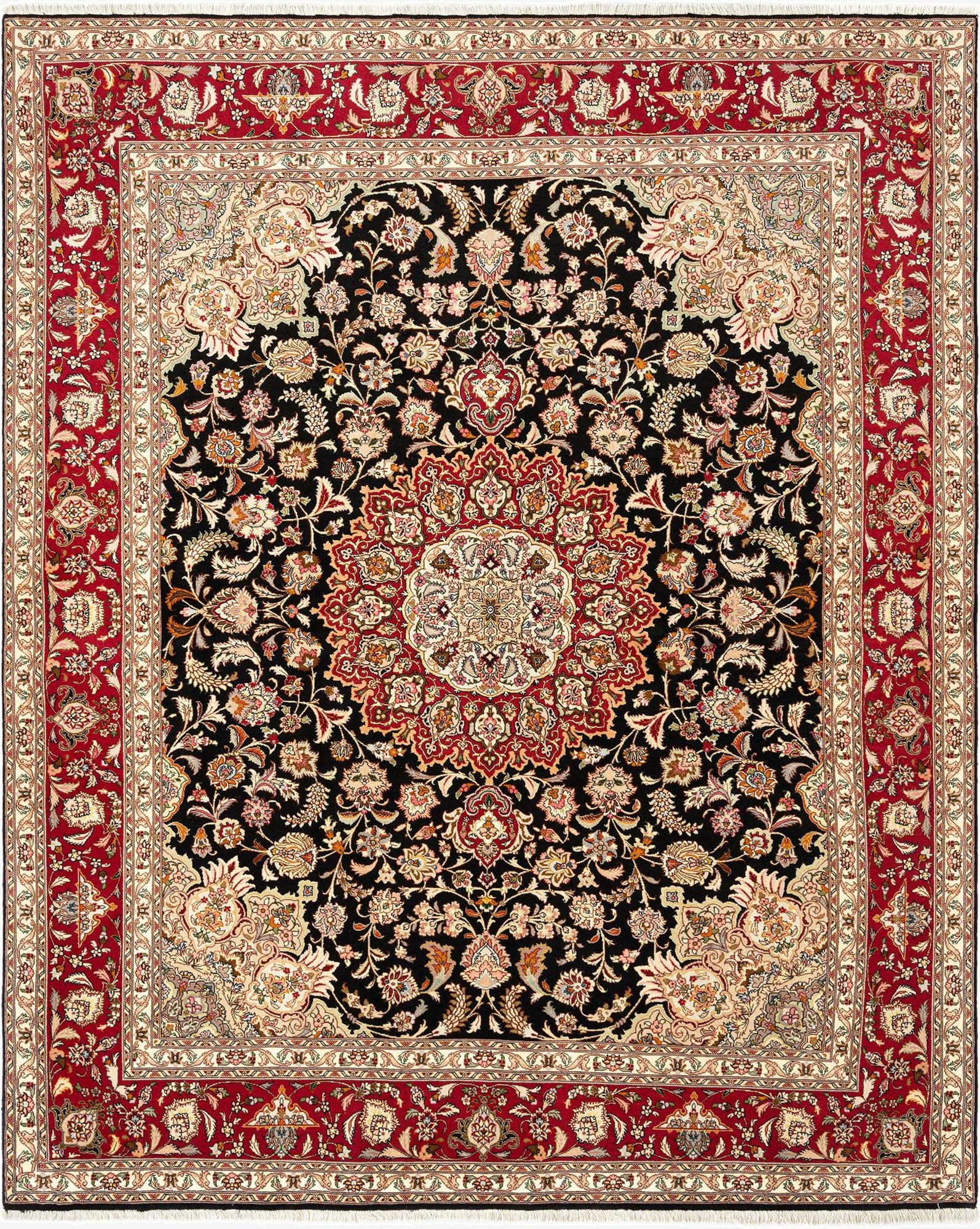 6' 7 x 8' 3 Tabriz Rug