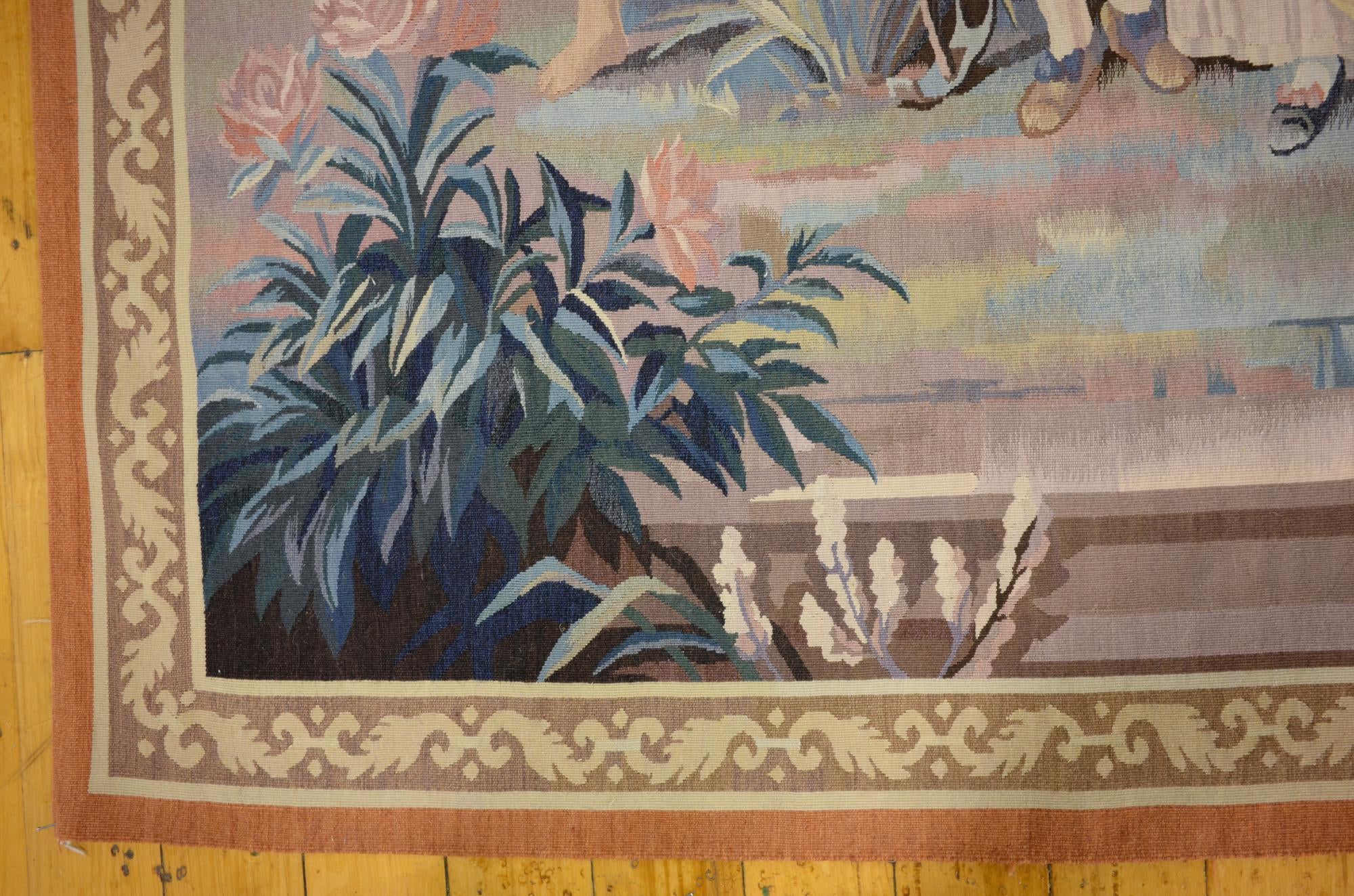 4' 2 x 5' 6 Tapestry Wool Rug