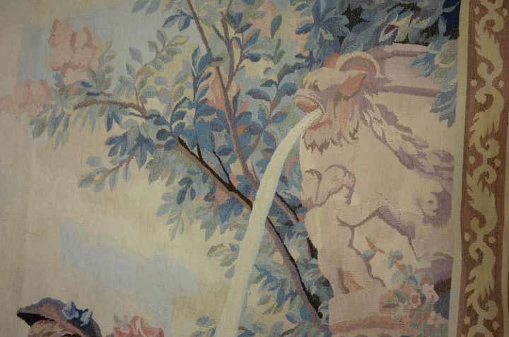 4' 2 x 5' 6 Tapestry Wool Rug