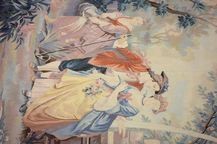 4' 2 x 5' 6 Tapestry Wool Rug