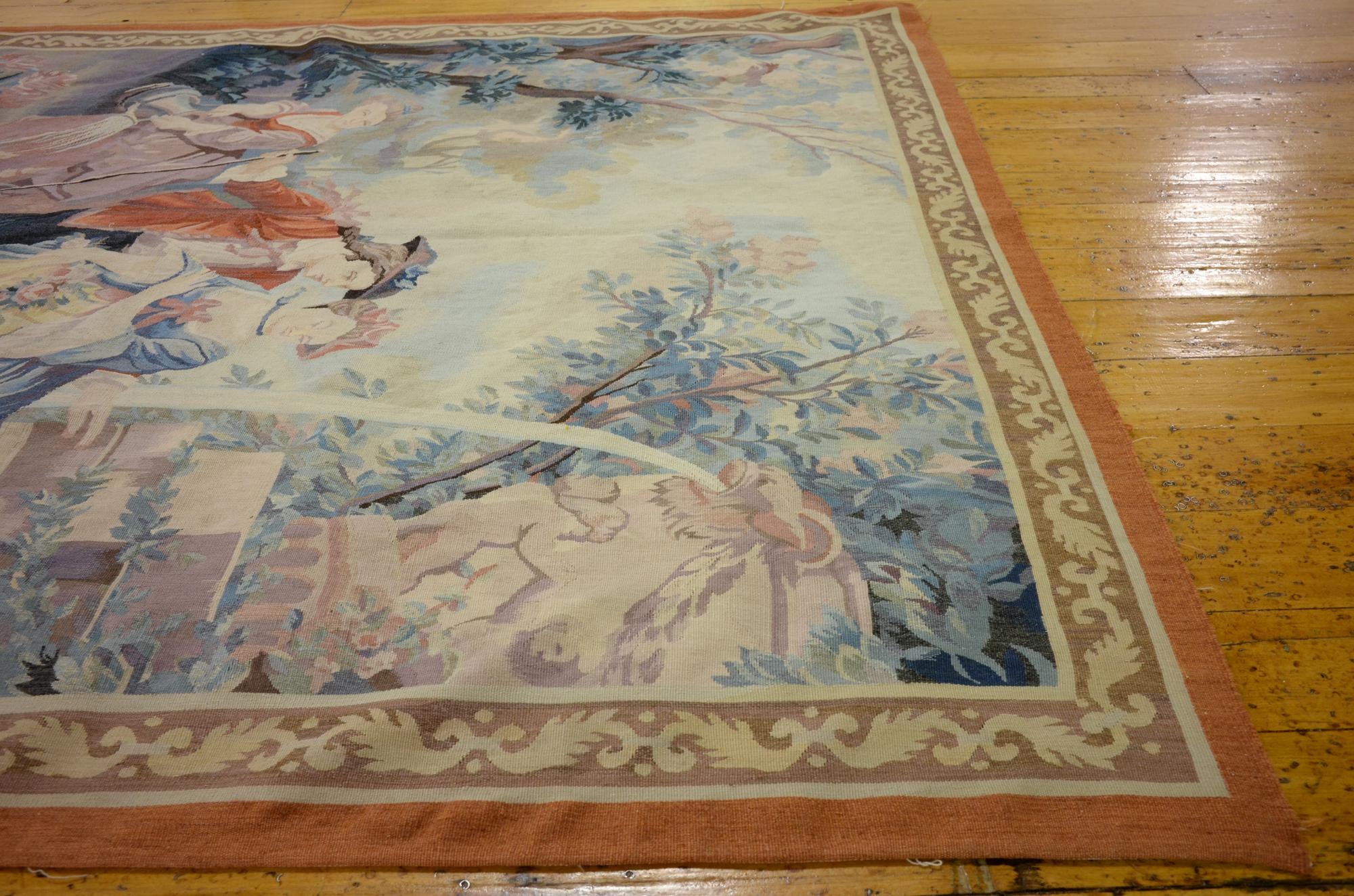 4' 2 x 5' 6 Tapestry Wool Rug