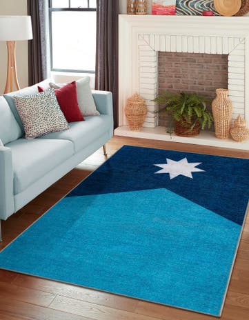 5' x 7' Minnesota The Flag Collection Rug