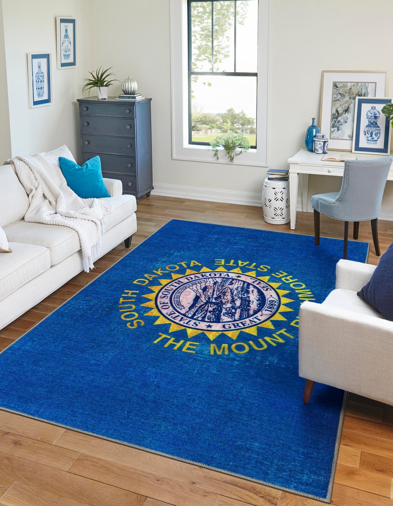 2' x 3' South Dakota The Flag Collection Rug